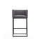 Manhattan Comfort Embassy Barstool in Grey and Black, PK2 2-BS018-GY - alternate 3